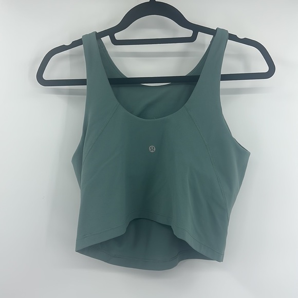 Lululemon Align High-Neck Tank Top in Tidewater Teal Sz 12 - Picture 3 of 11
